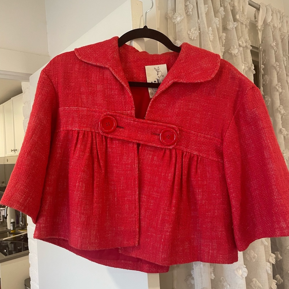 Pink Tibi blazer